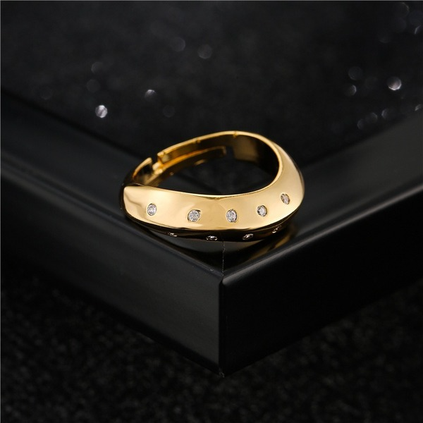 Bulk Jewelry Wholesale gold copper irregular rings JDC-RS-ag130 Wholesale factory from China YIWU China