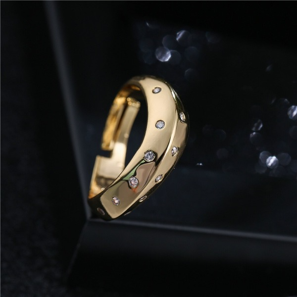 Bulk Jewelry Wholesale gold copper irregular rings JDC-RS-ag130 Wholesale factory from China YIWU China