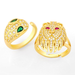 Bulk Jewelry Wholesale gold copper lion head ring JDC-RS-AS046 Wholesale factory from China YIWU China