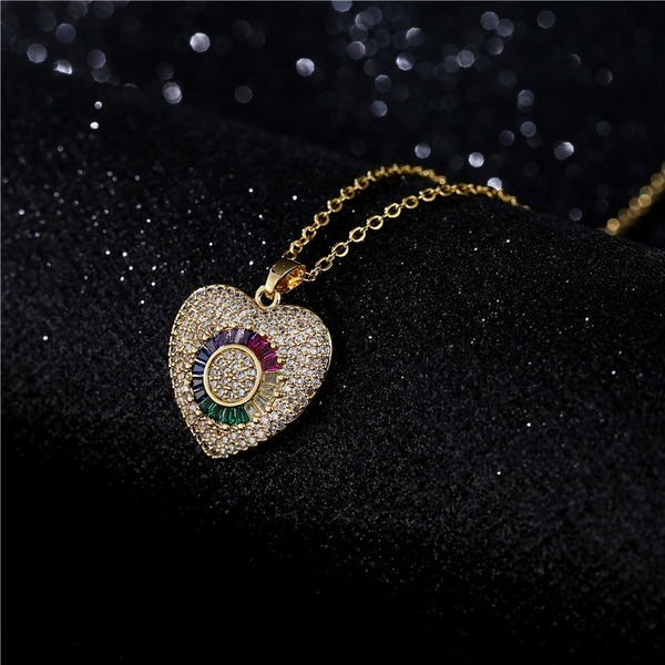 Bulk Jewelry Wholesale gold copper Love Necklaces JDC-NE-ag018 Wholesale factory from China YIWU China
