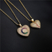 Bulk Jewelry Wholesale gold copper Love Necklaces JDC-NE-ag018 Wholesale factory from China YIWU China