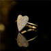 Bulk Jewelry Wholesale gold copper love ring JDC-RS-ag009 Wholesale factory from China YIWU China