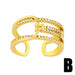 Bulk Jewelry Wholesale gold copper love Rings JDC-RS-AS130 Wholesale factory from China YIWU China