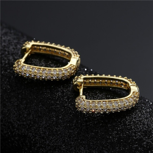 Bulk Jewelry Wholesale gold copper micro-encrusted zircon earrings JDC-ES-ag069 Wholesale factory from China YIWU China