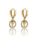 Wholesale gold copper micro-inlaid zircon cobra earrings JDC-ES-ag009 Earrings JoyasDeChina 40946 Wholesale Jewelry JoyasDeChina Joyas De China