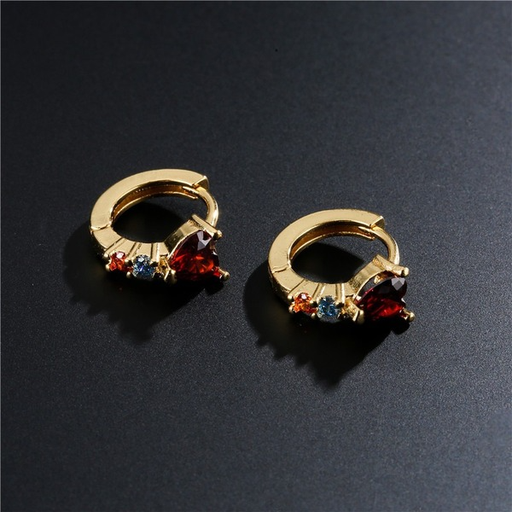 Bulk Jewelry Wholesale gold copper micro inlaid Zircon Earrings JDC-ES-ag081 Wholesale factory from China YIWU China