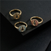 Bulk Jewelry Wholesale gold copper micro inlaid zircon rings JDC-RS-ag128 Wholesale factory from China YIWU China