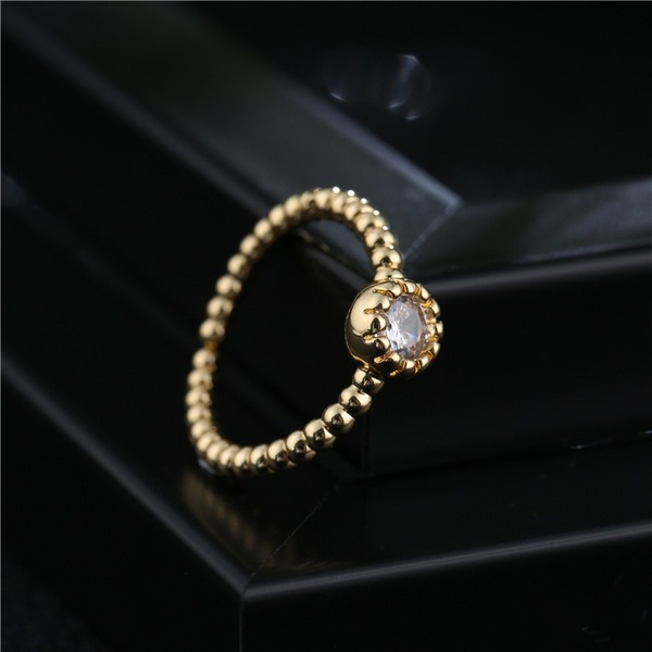 Bulk Jewelry Wholesale gold copper micro-inlaid zircon rings JDC-RS-ag133 Wholesale factory from China YIWU China