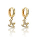Wholesale gold copper micro inlaid zircon Trojan earrings JDC-ES-ag008 Earrings JoyasDeChina 40960 Wholesale Jewelry JoyasDeChina Joyas De China