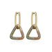 Wholesale gold copper micro inlaid zirconium Triangle Earrings JDC-ES-ag056 Earrings JoyasDeChina 40861 Wholesale Jewelry JoyasDeChina Joyas De China