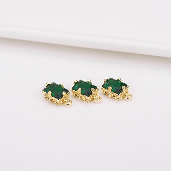 Bulk Jewelry Wholesale gold copper micro-set zircon charms JDC-CS-ZX019 Wholesale factory from China YIWU China