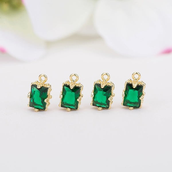 Bulk Jewelry Wholesale gold copper micro-set zircon charms JDC-CS-ZX019 Wholesale factory from China YIWU China