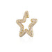 Wholesale gold copper micro-trimmed five-pointed star earrings JDC-ES-ag058 Earrings JoyasDeChina 40859 Wholesale Jewelry JoyasDeChina Joyas De China