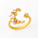 Bulk Jewelry Wholesale gold copper Moon Star Ring JDC-RS-AS030 Wholesale factory from China YIWU China