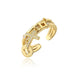 Bulk Jewelry Wholesale gold copper multi-layer cross jewelry rings JDC-RS-ag006 Wholesale factory from China YIWU China