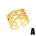 Bulk Jewelry Wholesale gold copper multilayer Rings JDC-RS-AS105 Wholesale factory from China YIWU China
