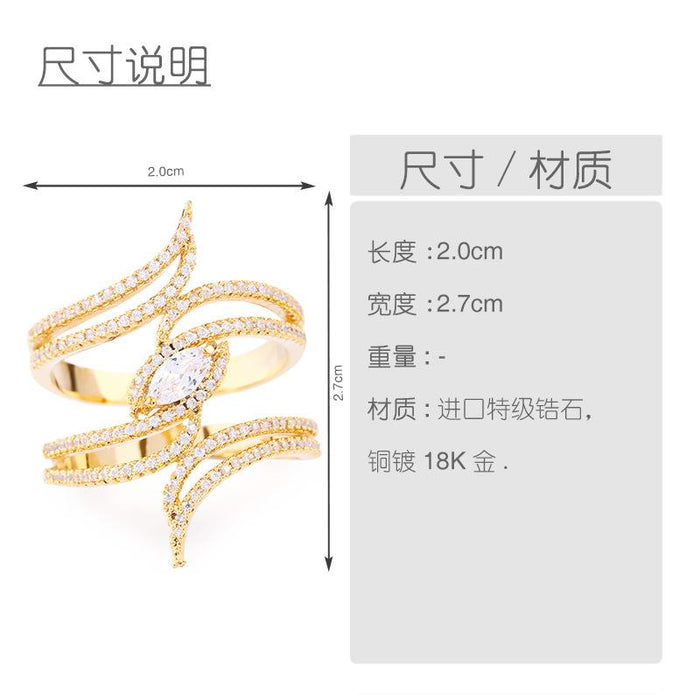 Bulk Jewelry Wholesale gold copper multilayer Rings JDC-RS-AS211 Wholesale factory from China YIWU China