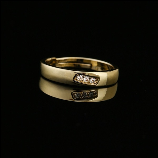 Bulk Jewelry Wholesale gold copper opening Rings JDC-RS-ag069 Wholesale factory from China YIWU China