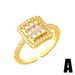 Bulk Jewelry Wholesale gold copper pearl zircon Rings JDC-RS-AS070 Wholesale factory from China YIWU China