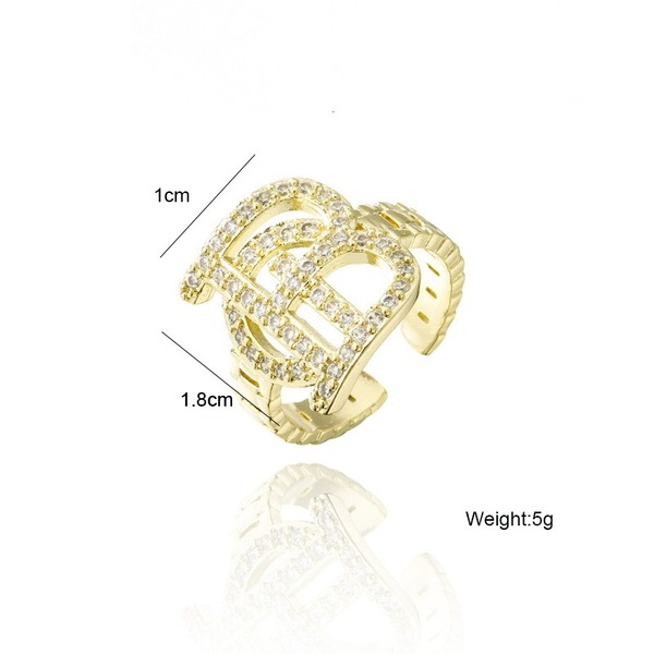 Bulk Jewelry Wholesale gold copper Rings JDC-RS-ag092 Wholesale factory from China YIWU China