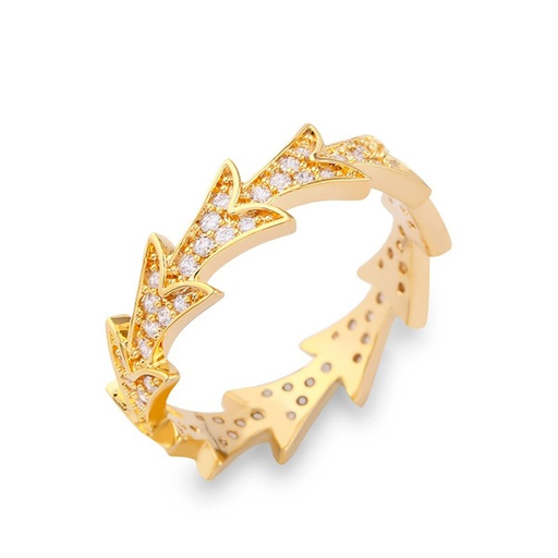 Bulk Jewelry Wholesale gold copper Rings JDC-RS-AS171 Wholesale factory from China YIWU China