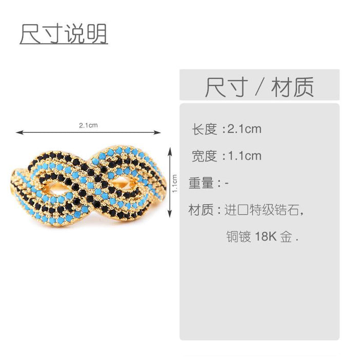 Bulk Jewelry Wholesale gold copper Rings JDC-RS-AS208 Wholesale factory from China YIWU China