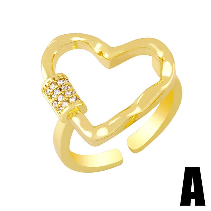 Bulk Jewelry Wholesale gold copper rings JDC-RS-AS242 Wholesale factory from China YIWU China