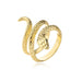 Bulk Jewelry Wholesale gold copper snake Rings JDC-RS-ag089 Wholesale factory from China YIWU China