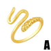 Bulk Jewelry Wholesale gold copper snake rings JDC-RS-AS261 Wholesale factory from China YIWU China