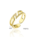 Bulk Jewelry Wholesale gold copper split Rings JDC-RS-ag109 Wholesale factory from China YIWU China