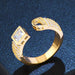 Bulk Jewelry Wholesale gold copper split Rings JDC-RS-AS084 Wholesale factory from China YIWU China