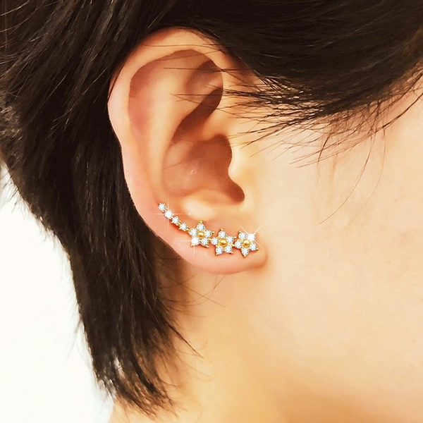 Bulk Jewelry Wholesale gold copper studded star earrings JDC-ES-D333 Wholesale factory from China YIWU China