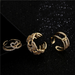 Bulk Jewelry Wholesale gold copper surface geometric opening Rings JDC-RS-ag056 Wholesale factory from China YIWU China