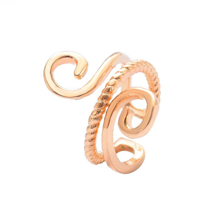 Wholesale gold copper U-shaped ear bone clip without ear hole JDC-ES-D423 earrings JoyasDeChina 01kc gold 5096 Wholesale Jewelry JoyasDeChina Joyas De China