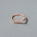 Bulk Jewelry Wholesale gold copper zircon line opening index finger ring JDC-RS-D030 Wholesale factory from China YIWU China