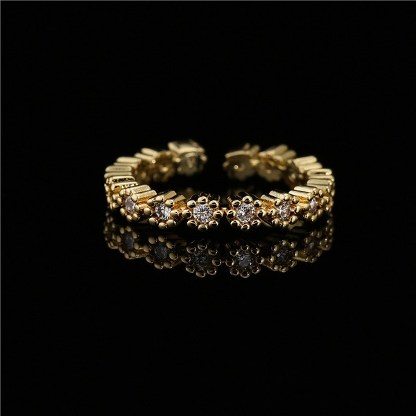 Bulk Jewelry Wholesale gold copper zircon Rings JDC-RS-ag114 Wholesale factory from China YIWU China