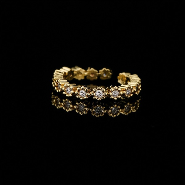 Bulk Jewelry Wholesale gold copper zircon Rings JDC-RS-ag114 Wholesale factory from China YIWU China