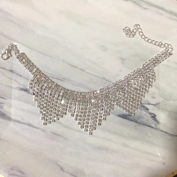 Bulk Jewelry Wholesale gold diamond tassel ankletJDC-AS-GSXS001 Wholesale factory from China YIWU China