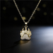 Bulk Jewelry Wholesale Gold dog claw pendant necklace JDC-ag132 Wholesale factory from China YIWU China