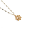 Wholesale gold hollow out pendant thin chain necklace for women JDC-NE-ML107 NECKLACE JoyasDeChina Wholesale Jewelry JoyasDeChina Joyas De China