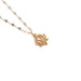 Wholesale gold hollow out pendant thin chain necklace for women JDC-NE-ML107 NECKLACE JoyasDeChina Ml-ssn0086 + lip chain Wholesale Jewelry JoyasDeChina Joyas De China