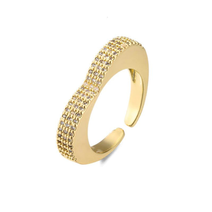 Bulk Jewelry Wholesale gold love ring JDC-RS-ag032 Wholesale factory from China YIWU China