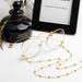 Bulk Jewelry Wholesale gold metal beaded glasses chain JDC-MC-YM007 Wholesale factory from China YIWU China