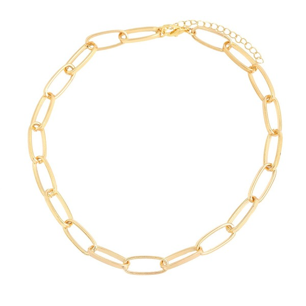 Bulk Jewelry Wholesale gold metal multilayer clavicle chain JDC-NE-V6 Wholesale factory from China YIWU China