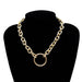 Wholesale gold metal necklace JDC-NE-KunJ158 Necklaces JoyasDeChina Gold necklace 2257 Wholesale Jewelry JoyasDeChina Joyas De China