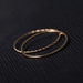 Bulk Jewelry Wholesale gold metal plated twist 2-piece ring JDC-RS-D016 Wholesale factory from China YIWU China