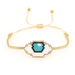 Bulk Jewelry Wholesale gold Miyuki beads blue eyes bracelet JDC-gbh355 Wholesale factory from China YIWU China