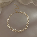 Bulk Jewelry Wholesale gold pearl crystal pearl neck chain JDC-NE-BY009 Wholesale factory from China YIWU China