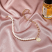 Bulk Jewelry Wholesale gold pearl geometric pearl necklace JDC-NE-D602 Wholesale factory from China YIWU China
