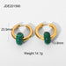 Wholesale Gold-plated colored stone earrings ladies JDC-ES-JD178 Earrings JoyasDeChina 201590 Wholesale Jewelry JoyasDeChina Joyas De China